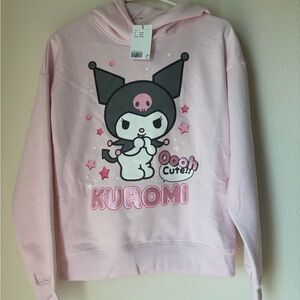 H&M Light Pink Hoodie with Kuromi
